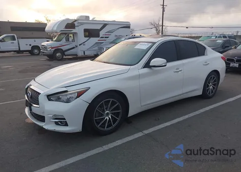 2015 Infiniti Q50 Premium from USA, damaged, VIN JN1BV7AP6FM344094